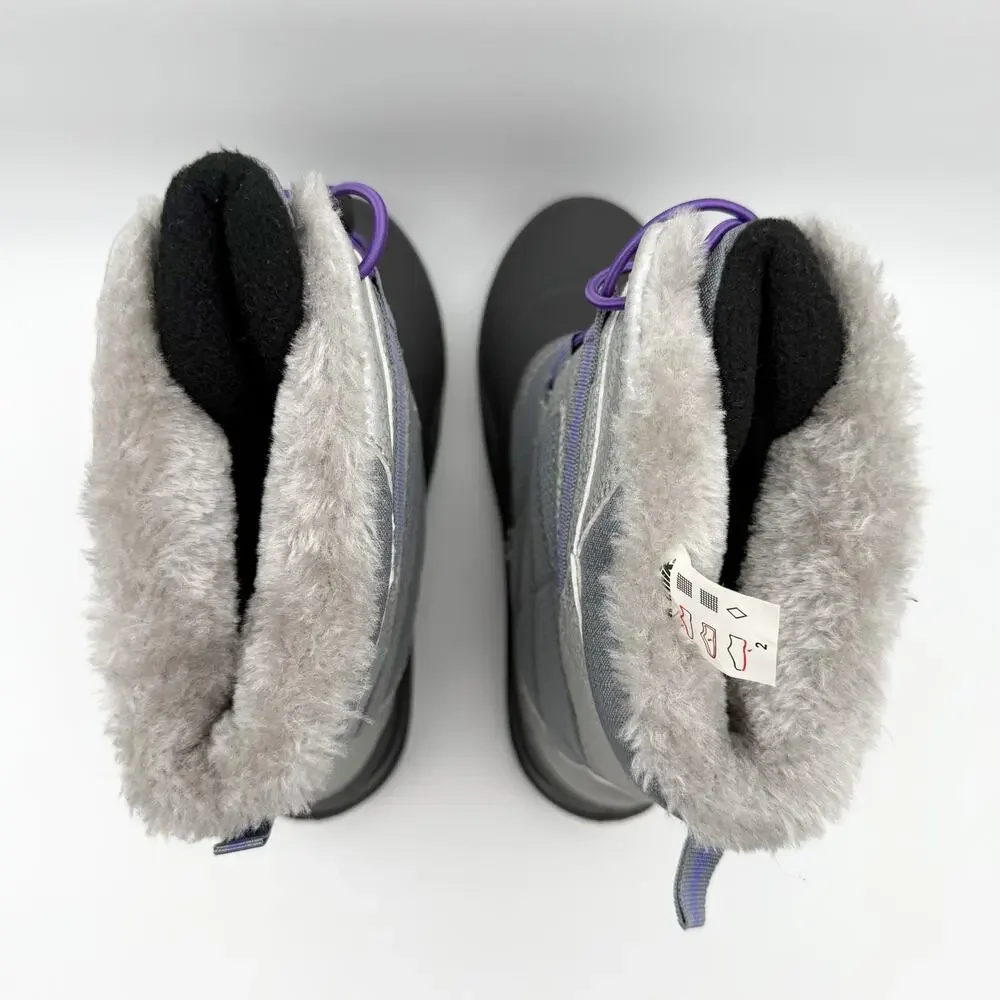 Kamik Kids Maxx Winter Boots US 6 EU 38 Gray Waterproof EUC